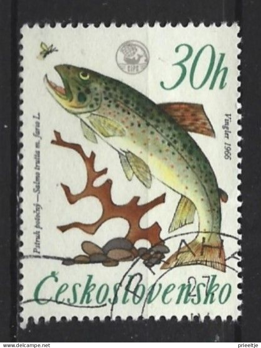 Ceskoslovensko 1966 Fish  Y.T. 1475  (0) - Oblitérés
