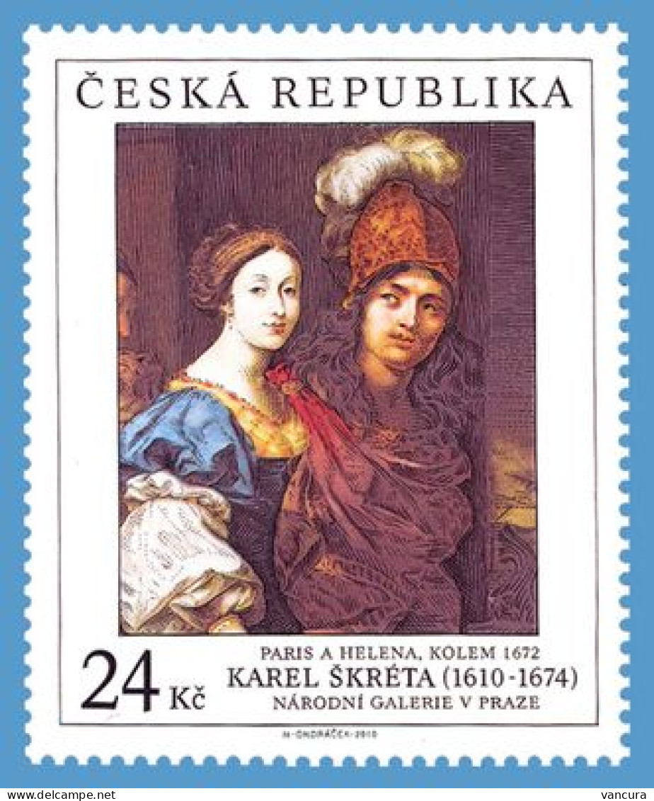 ** 661 Czech Republic Karel Skreta, Paris And Helen 2010 - Mythologie