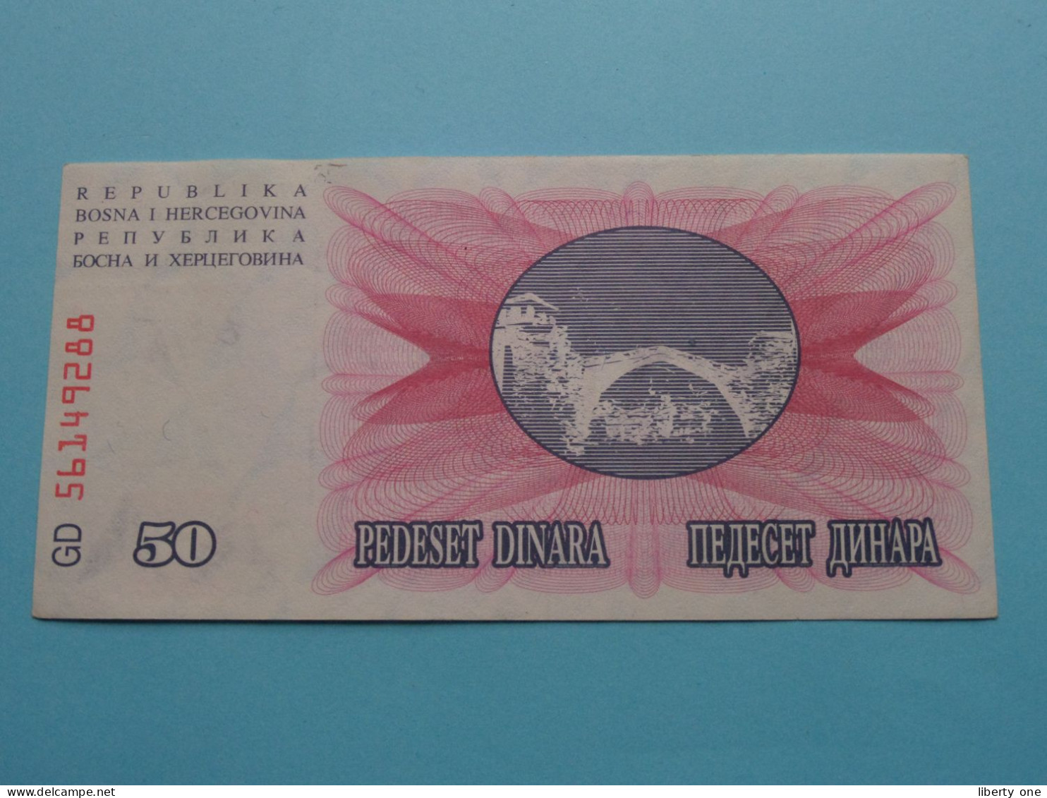 50 Pedeset Dinara ( GD 56149288 ) Bosne I Hercegovine - 1992 ( Voir / See > Scans ) UNC ! - Bosnien-Herzegowina