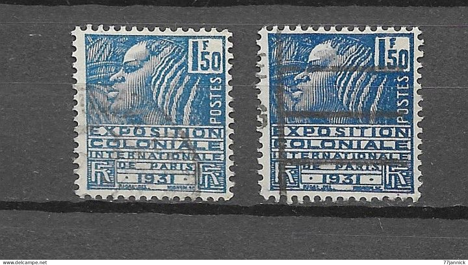 VARIETE DE COULEUR N° 273 (2 Nuances Différentes)  OBLITERE - Used Stamps