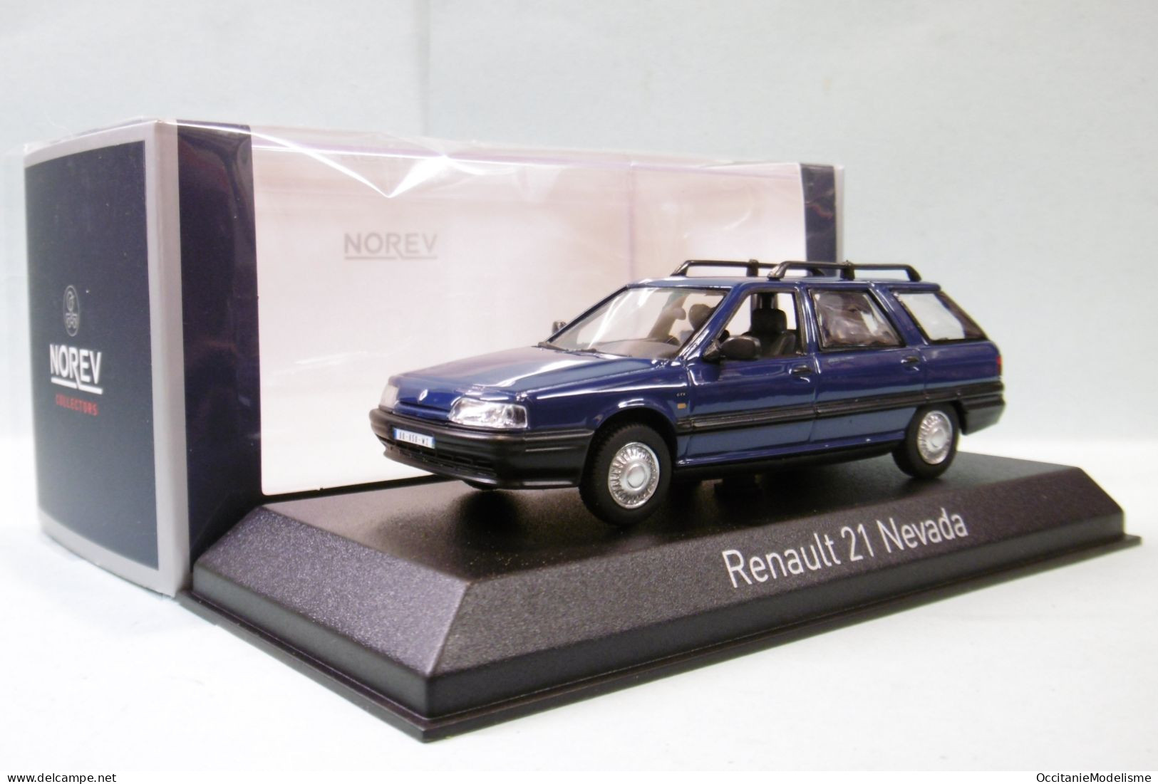 Norev - RENAULT 21 NEVADA 2018 Bleu Les Tuche Réf. 512132 Neuf NBO 1/43 - Norev