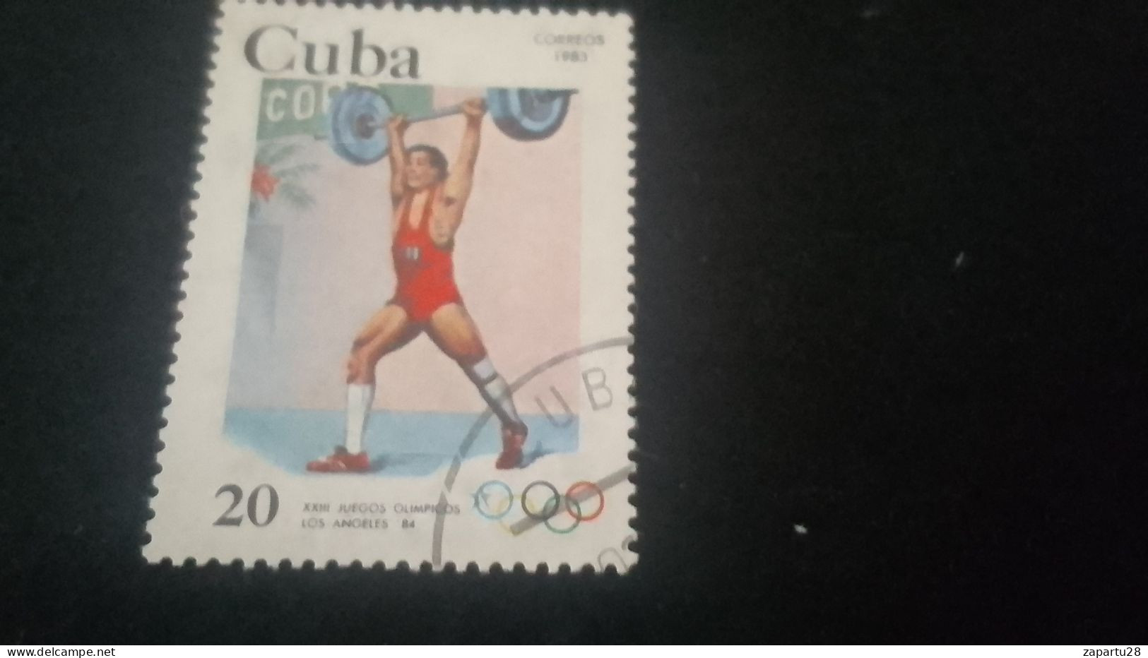 CUBA- 1980-90   20  C.     DAMGALI - Used Stamps