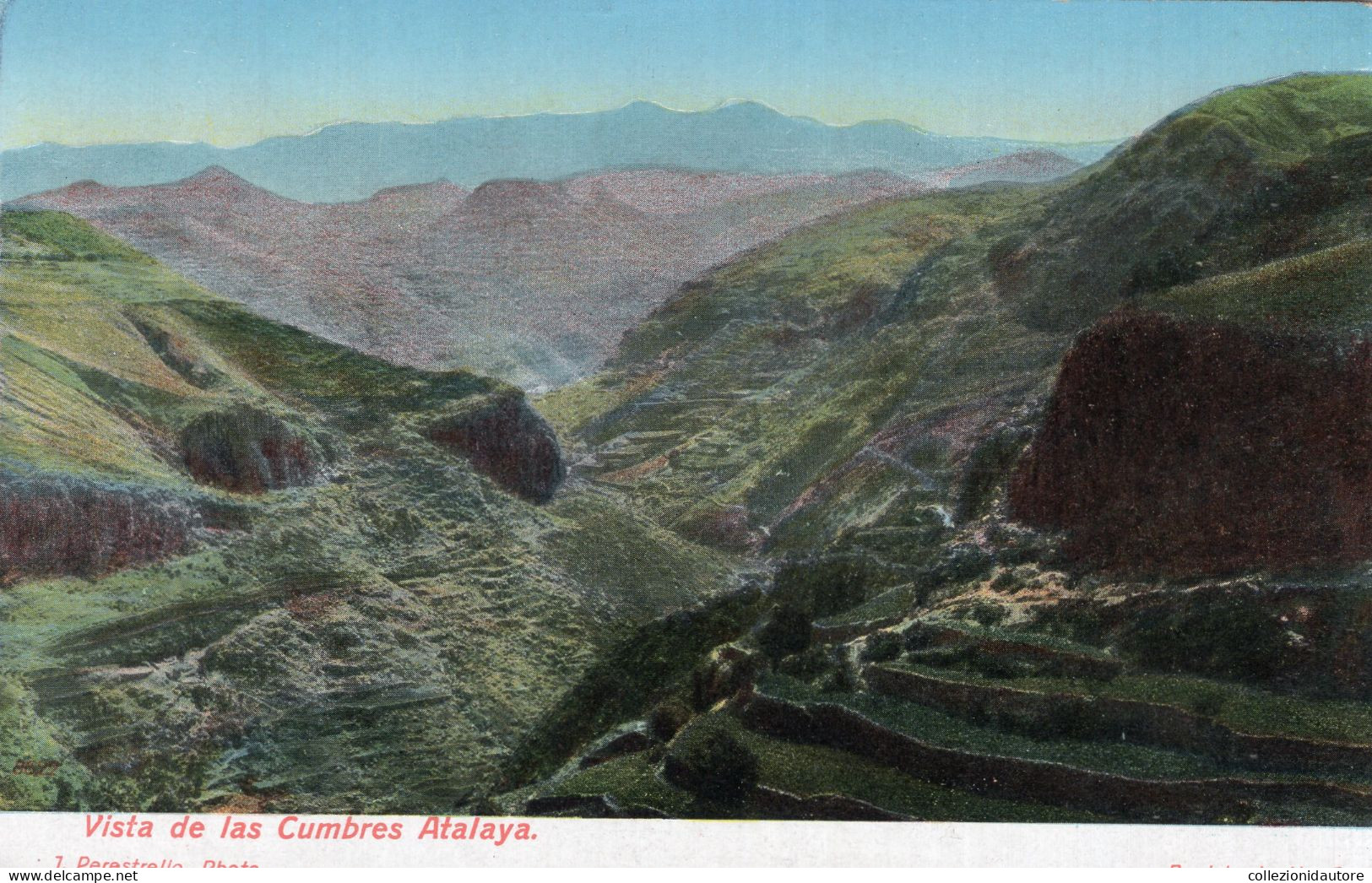 VISTA DE LAS CUMBRES ATALAYA - CARTOLINA FP NON UTILIZZATA - Badajoz