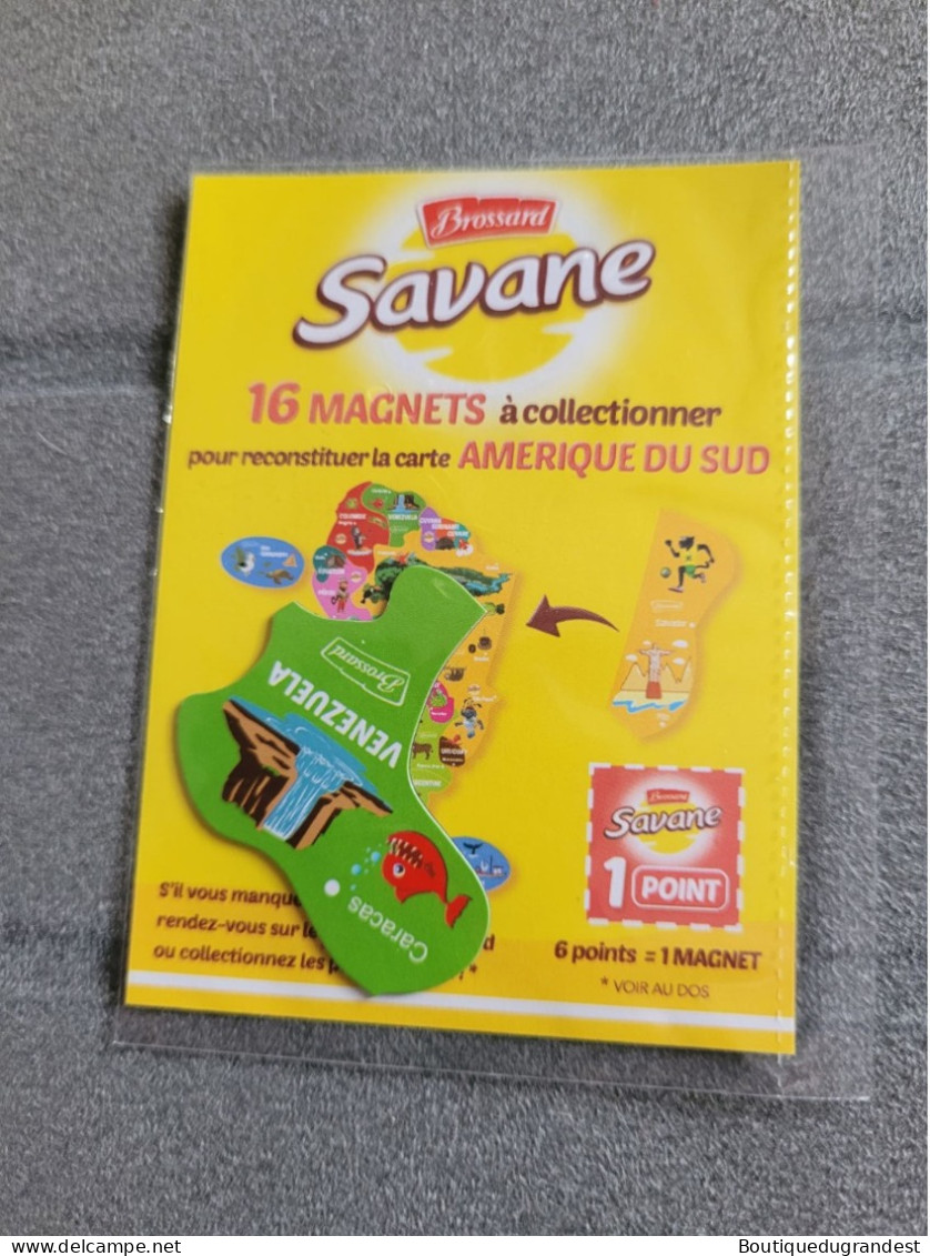 Magnet Brossard Savane Amérique Du Sud Vénézuela Neuf - Advertising