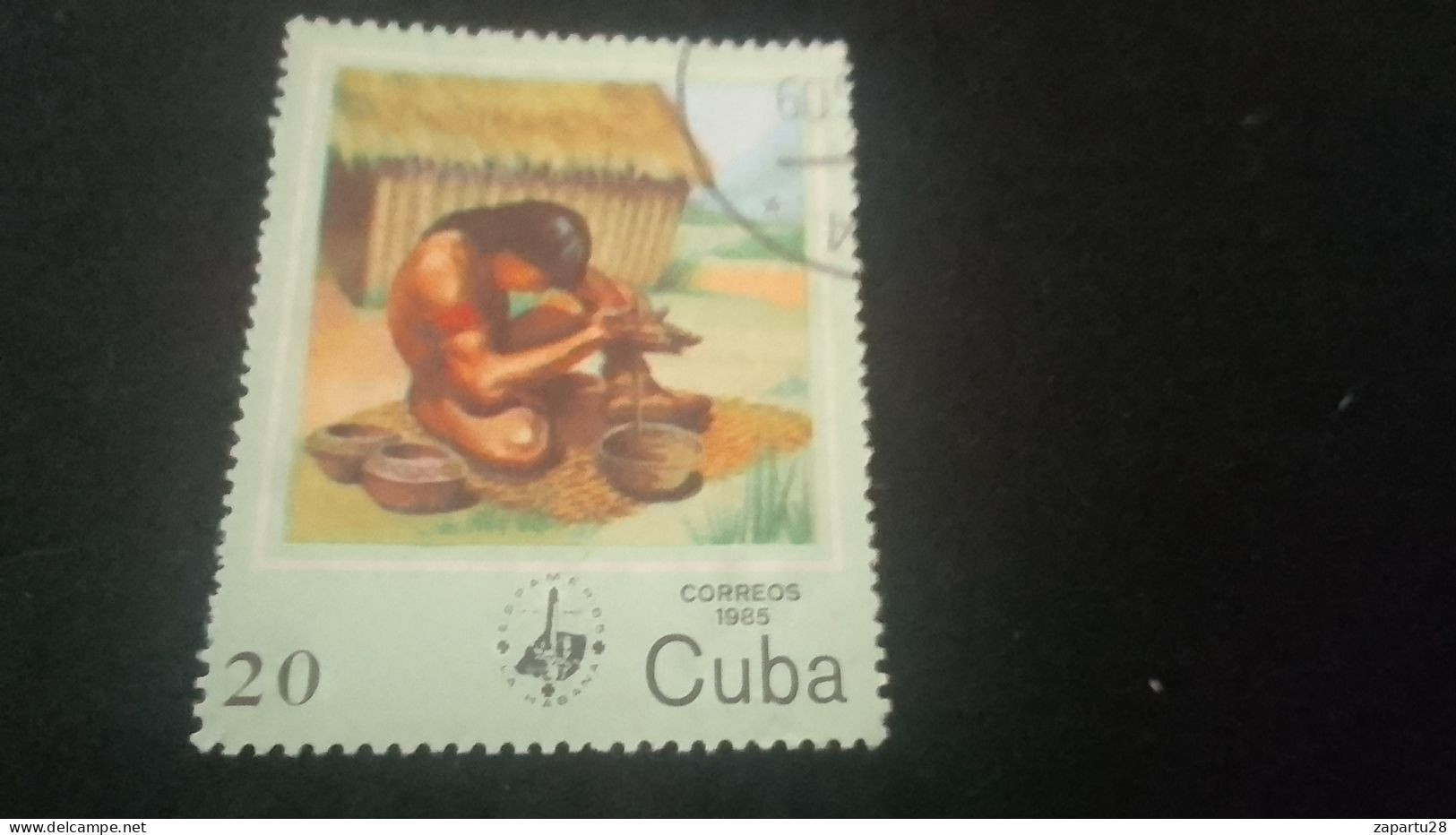 CUBA- 1980-90   20  C.     DAMGALI - Gebruikt