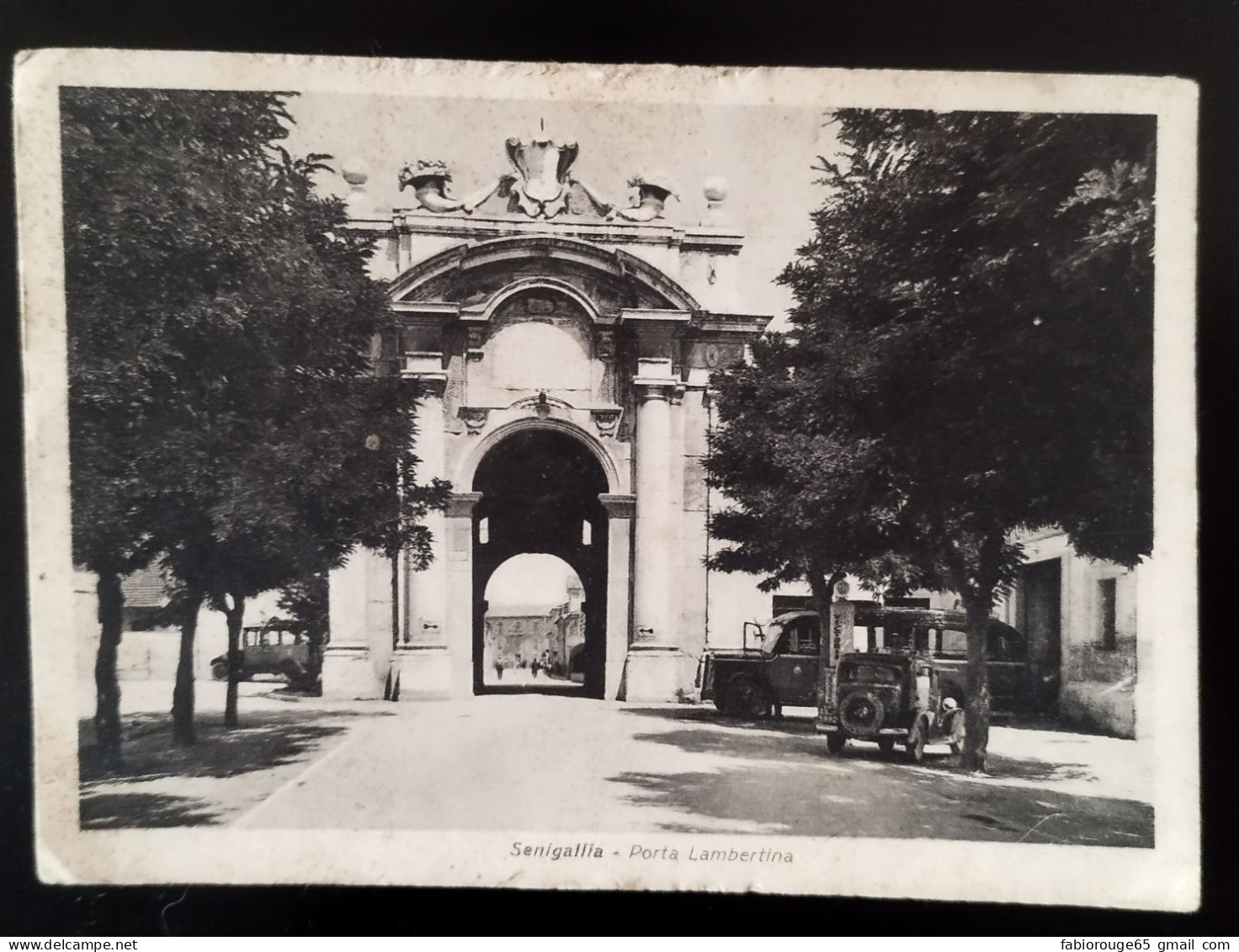 1947 Senigallia Porta Lamberti A Auto  E Corriera - Senigallia