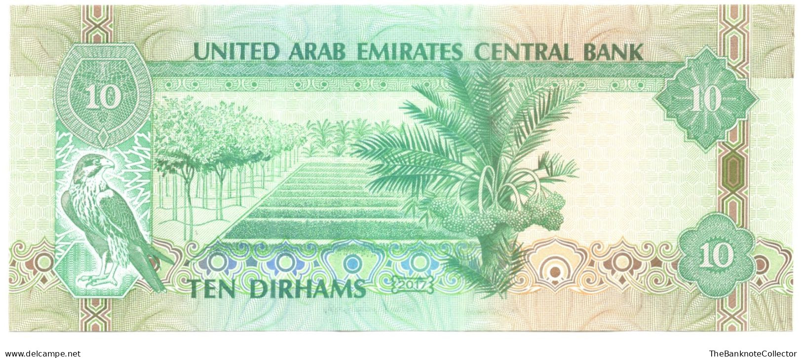 United Arab Emirates 10 Dirhams P-27 UNC - Emiratos Arabes Unidos