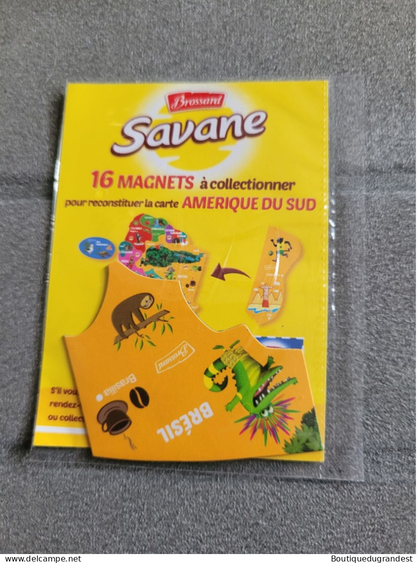 Magnet Brossard Savane Amérique Du Sud Brésil Neuf - Advertising