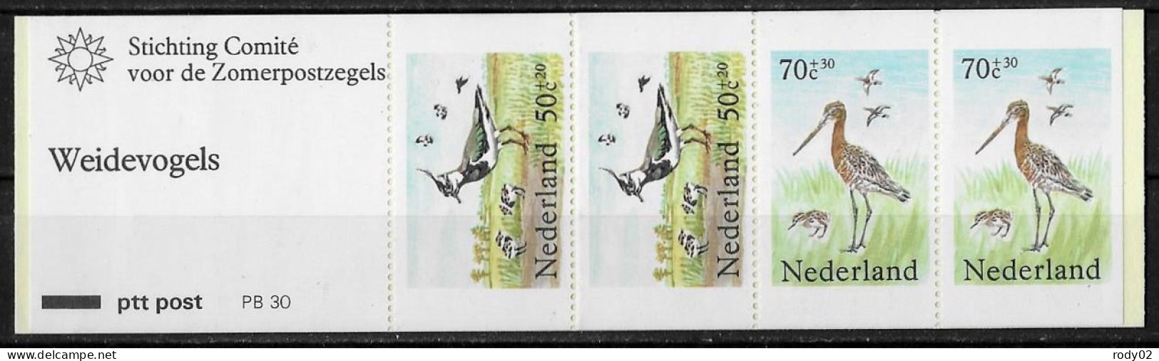 PAYS-BAS - OISEAUX - PASSEREAUX - CARNET N° 1216a - NEUF** MNH - Passereaux