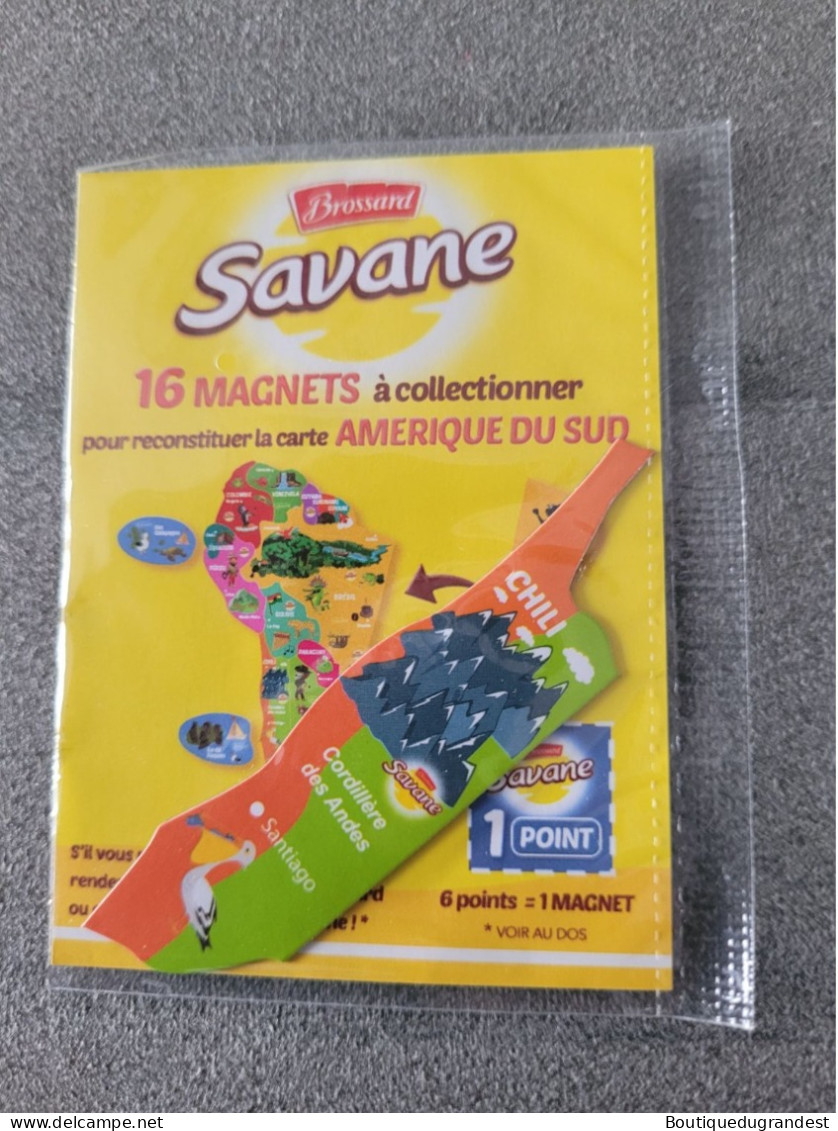 Magnet Brossard Savane Amérique Du Sud Chili Neuf - Reklame