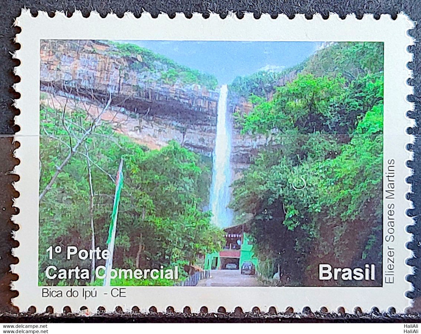 C 2862 Brazil Depersonalized Stamp Tourism Ceara 2009 Waterfall Bica Do Ipu - Personalisiert