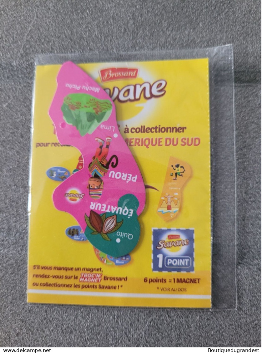Magnet Brossard Savane Amérique Du Sud équateur Pérou Neuf - Reklame