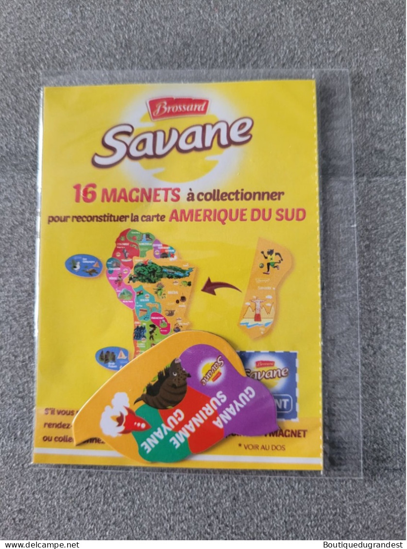 Magnet Brossard Savane Amérique Du Sud Guyane Neuf - Publicitaires