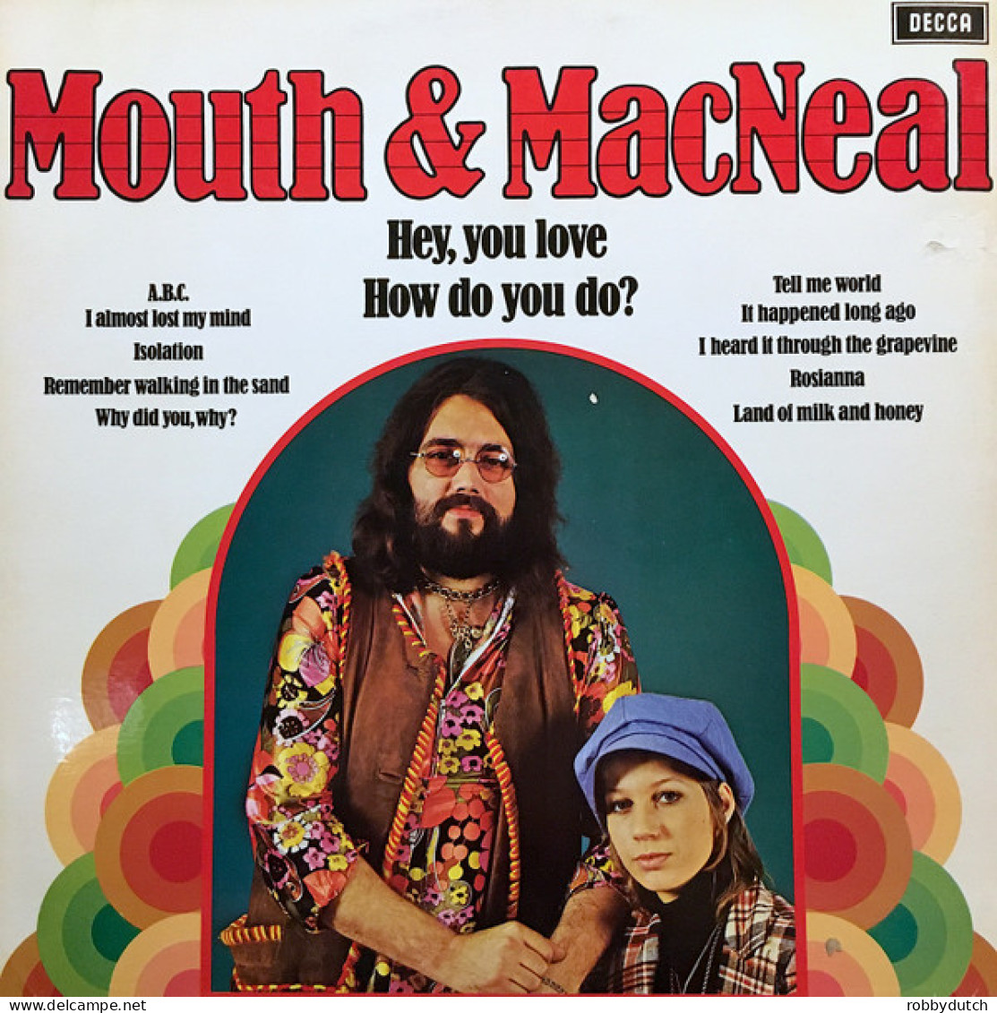 * LP *  MOUTH & MACNEAL - SAME (Hey You Love / How Do You Do?)(Holland 1971 EX-) - Disco, Pop