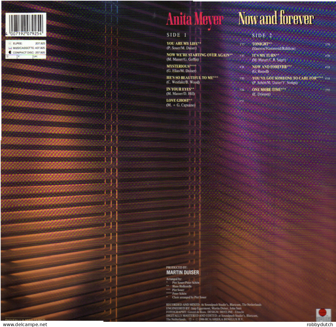* LP *  ANITA MEYER - NOW AND FOREVER (Europe 1983 EX) - Disco, Pop