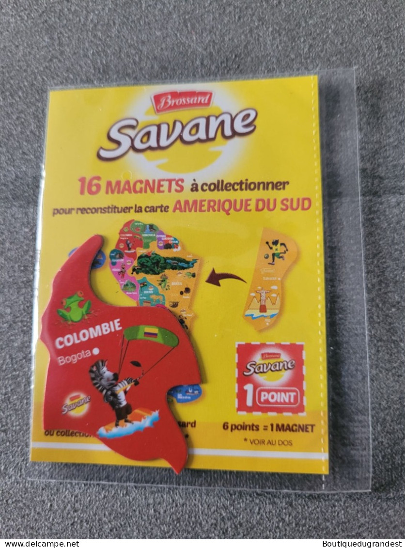 Magnet Brossard Savane Amérique Du Sud Colombie Neuf - Pubblicitari