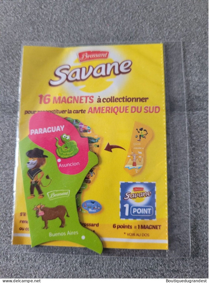 Magnet Brossard Savane Amérique Du Sud Paraguay Neuf - Reclame