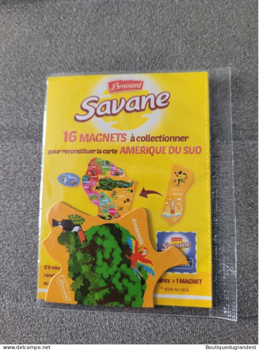 Magnet Brossard Savane Amérique Du Sud Amazonie Neuf - Publicidad