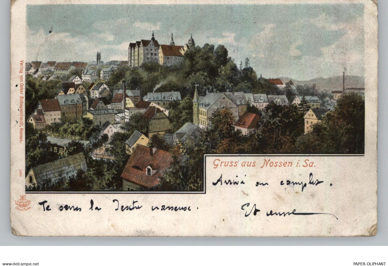 0-8255 NOSSEN, Gruss Aus...1905 - Nossen