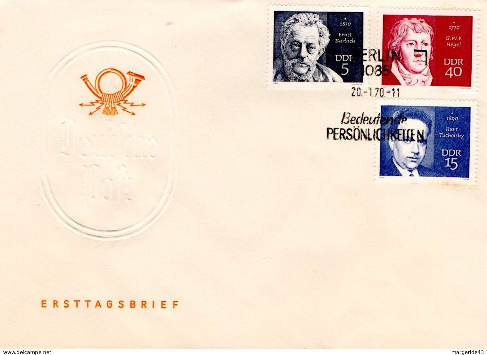 ALLEMAGNE RDA DDR LOT DE 71 FDC  TOUS DIFFERENTS - Lots & Kiloware (mixtures) - Max. 999 Stamps