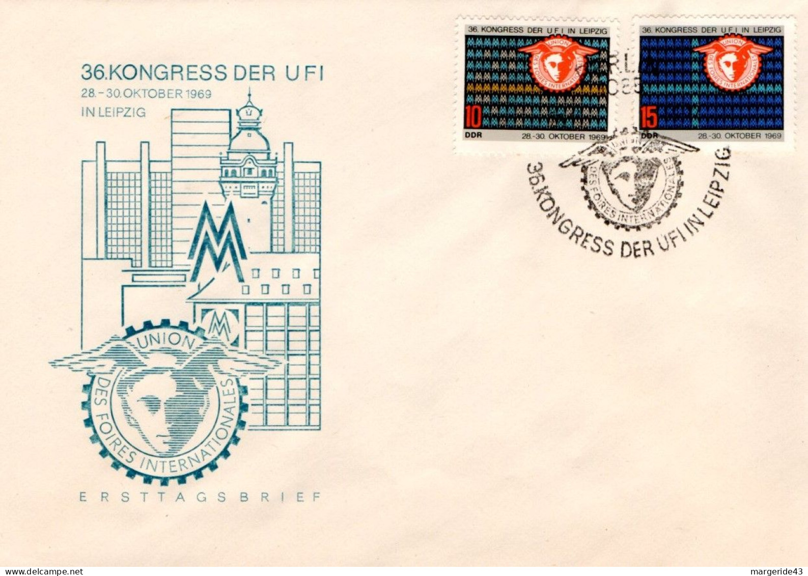 ALLEMAGNE RDA DDR LOT DE 71 FDC  TOUS DIFFERENTS