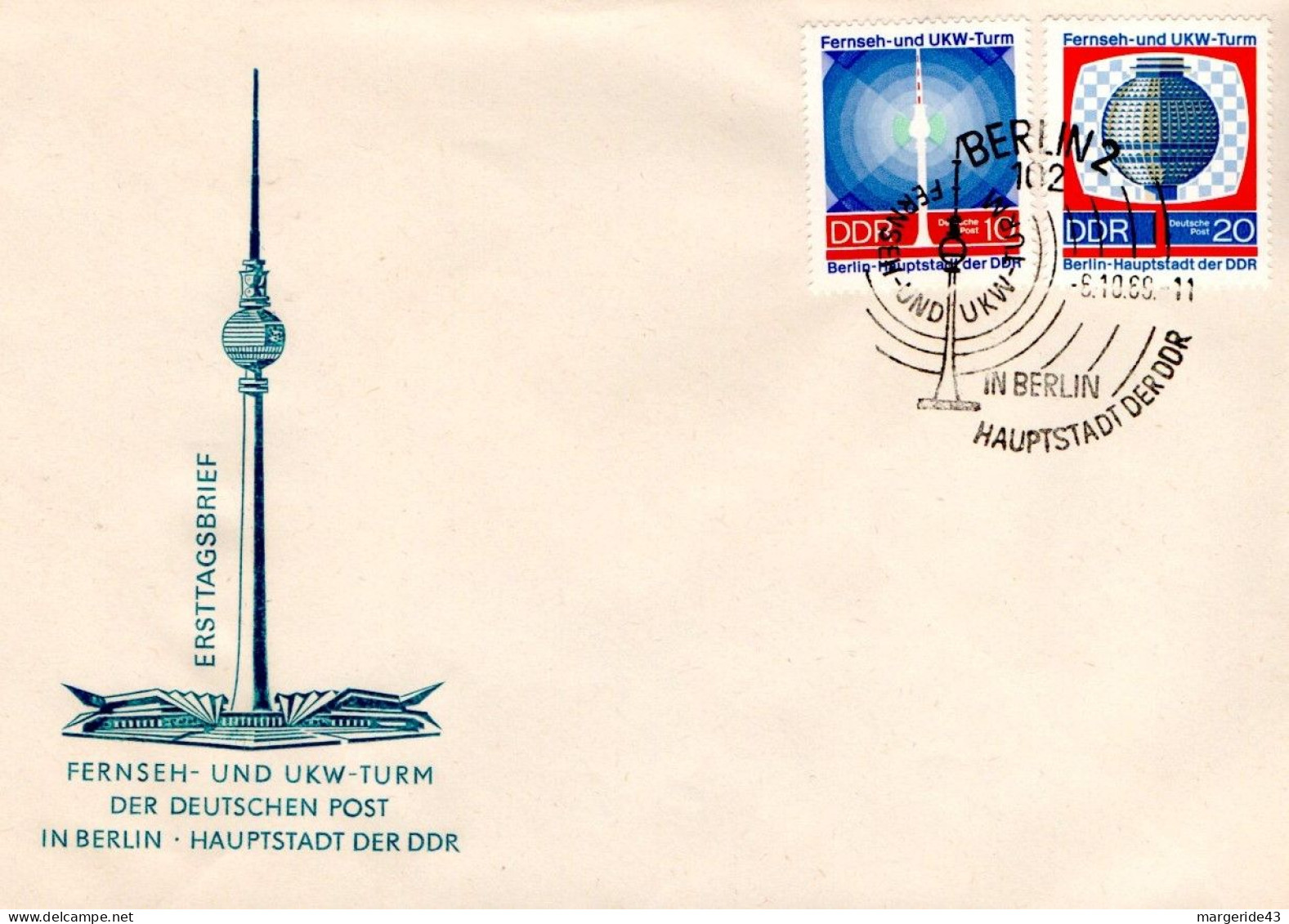 ALLEMAGNE RDA DDR LOT DE 71 FDC  TOUS DIFFERENTS