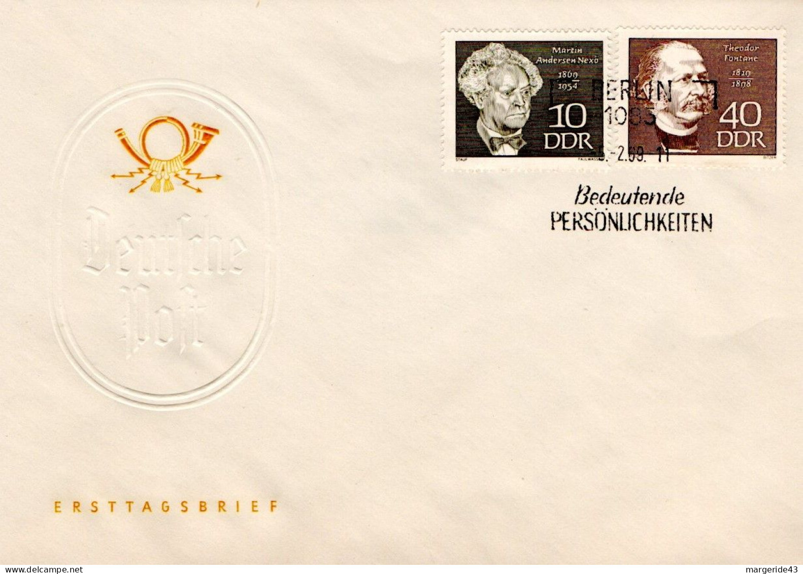 ALLEMAGNE RDA DDR LOT DE 71 FDC  TOUS DIFFERENTS