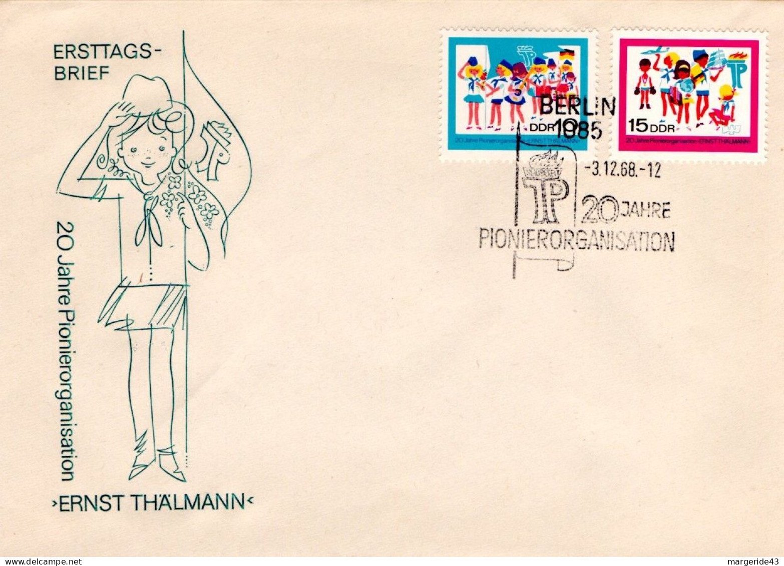 ALLEMAGNE RDA DDR LOT DE 71 FDC  TOUS DIFFERENTS