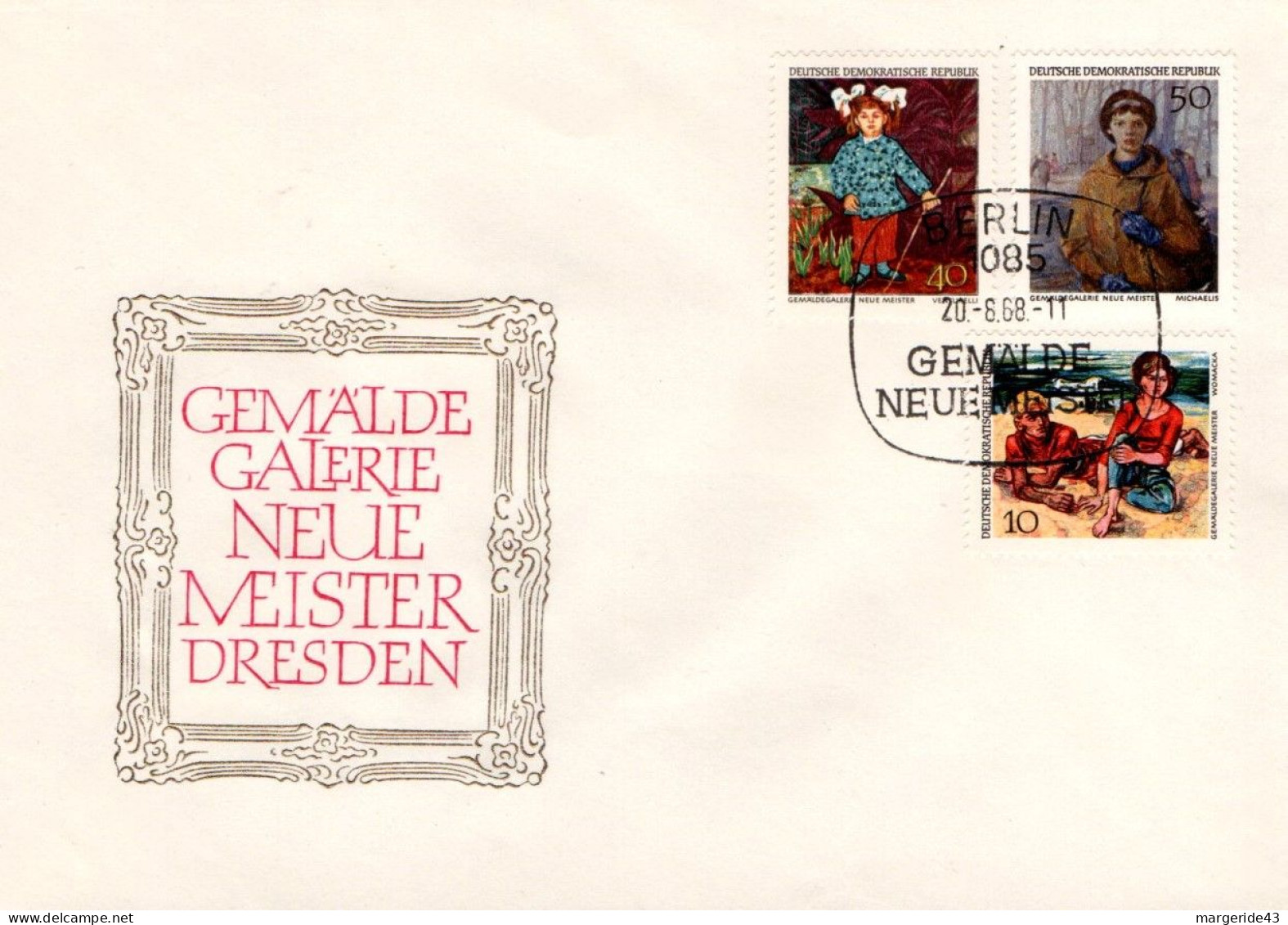 ALLEMAGNE RDA DDR LOT DE 71 FDC  TOUS DIFFERENTS