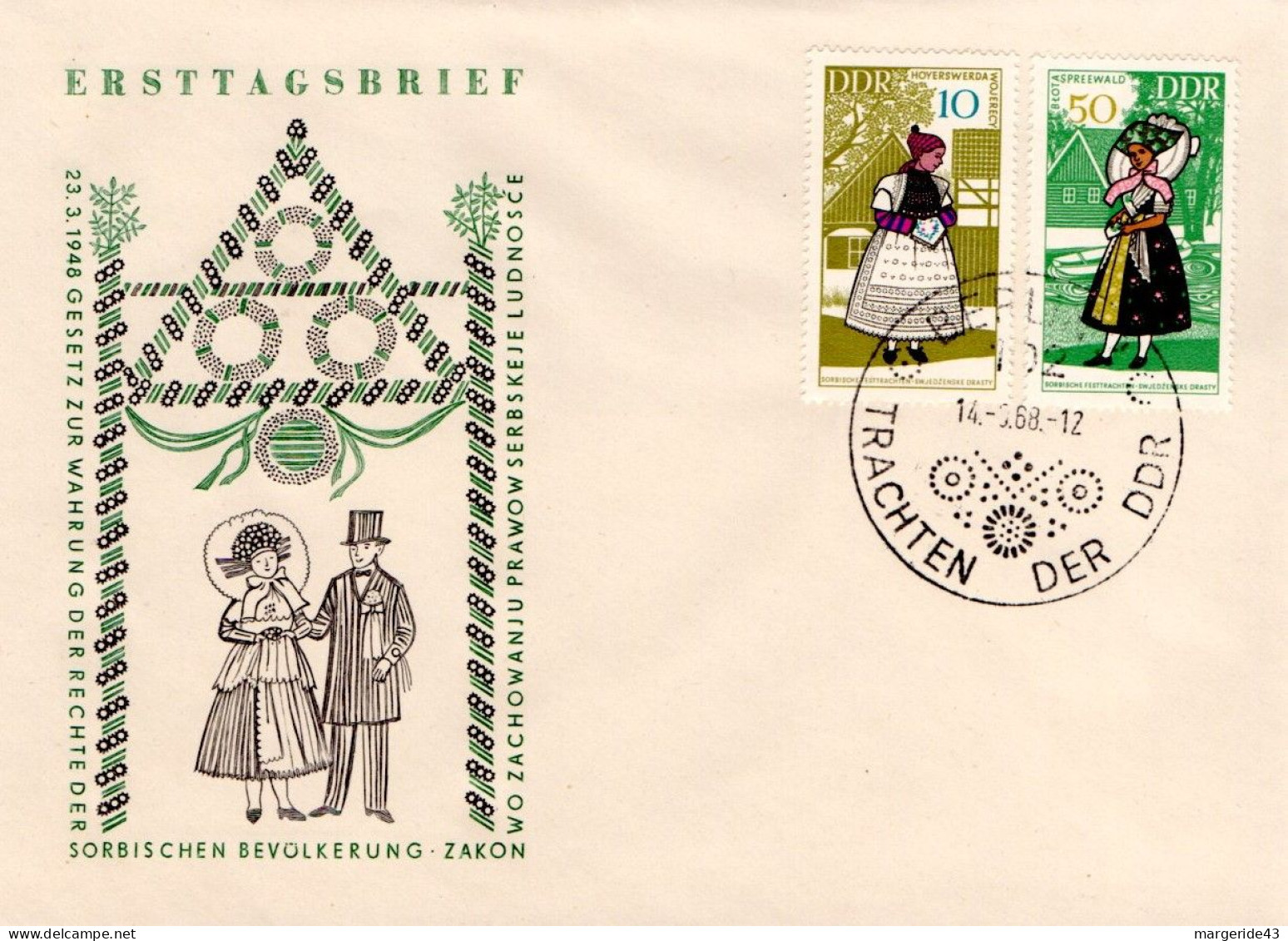 ALLEMAGNE RDA DDR LOT DE 71 FDC  TOUS DIFFERENTS