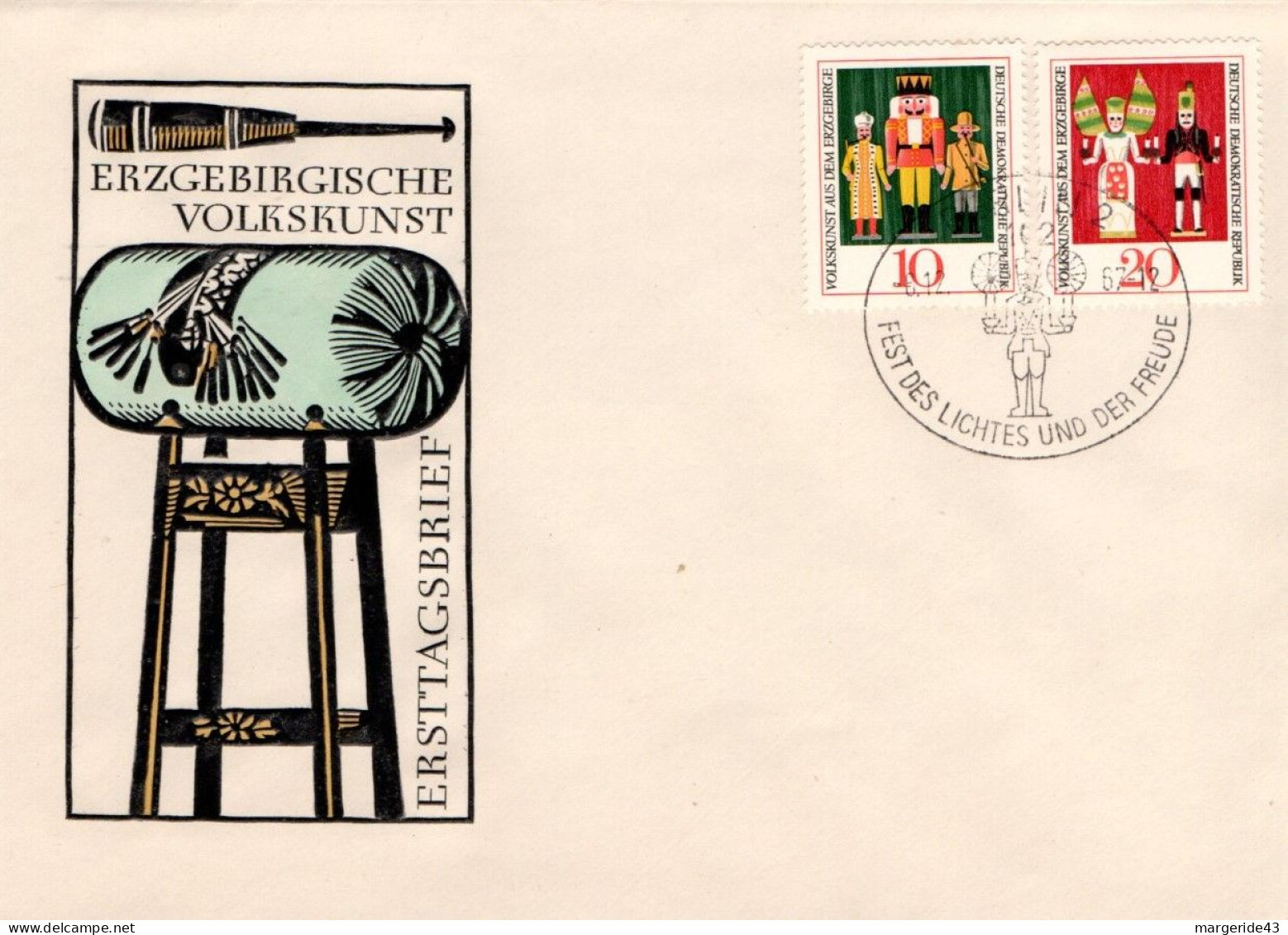 ALLEMAGNE RDA DDR LOT DE 71 FDC  TOUS DIFFERENTS