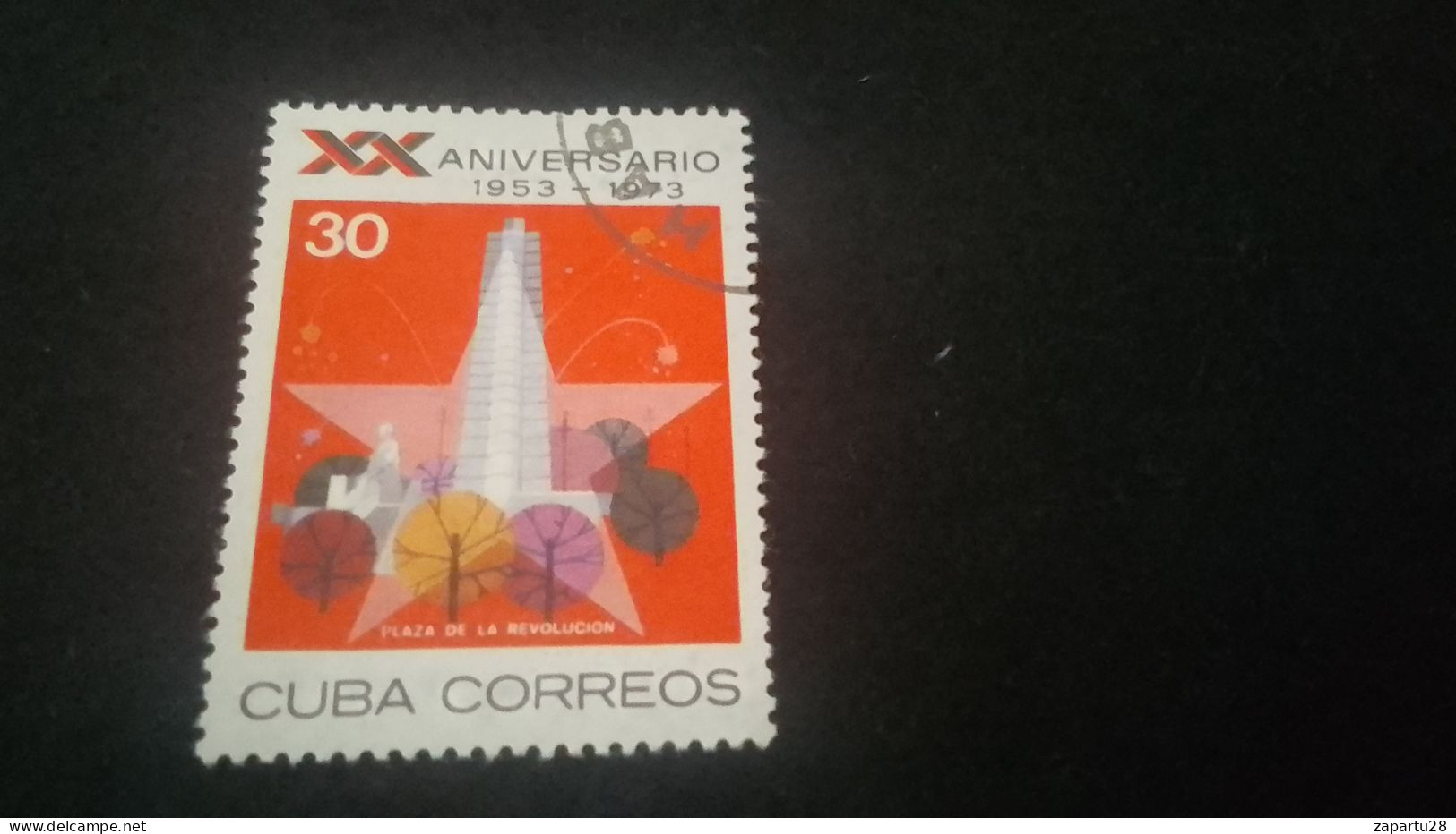 CUBA- 1980-90   30  C.     DAMGALI - Used Stamps