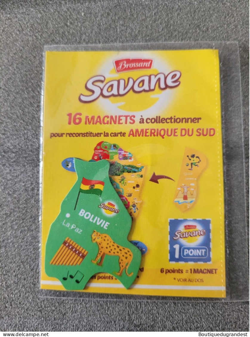 Magnet Brossard Savane Amérique Du Sud Bolivie Neuf - Publicitaires