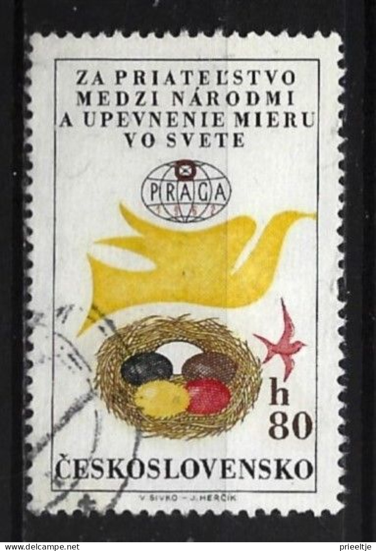 Ceskoslovensko 1962 Dove And Nest Y.T. A53 (0) - Gebraucht