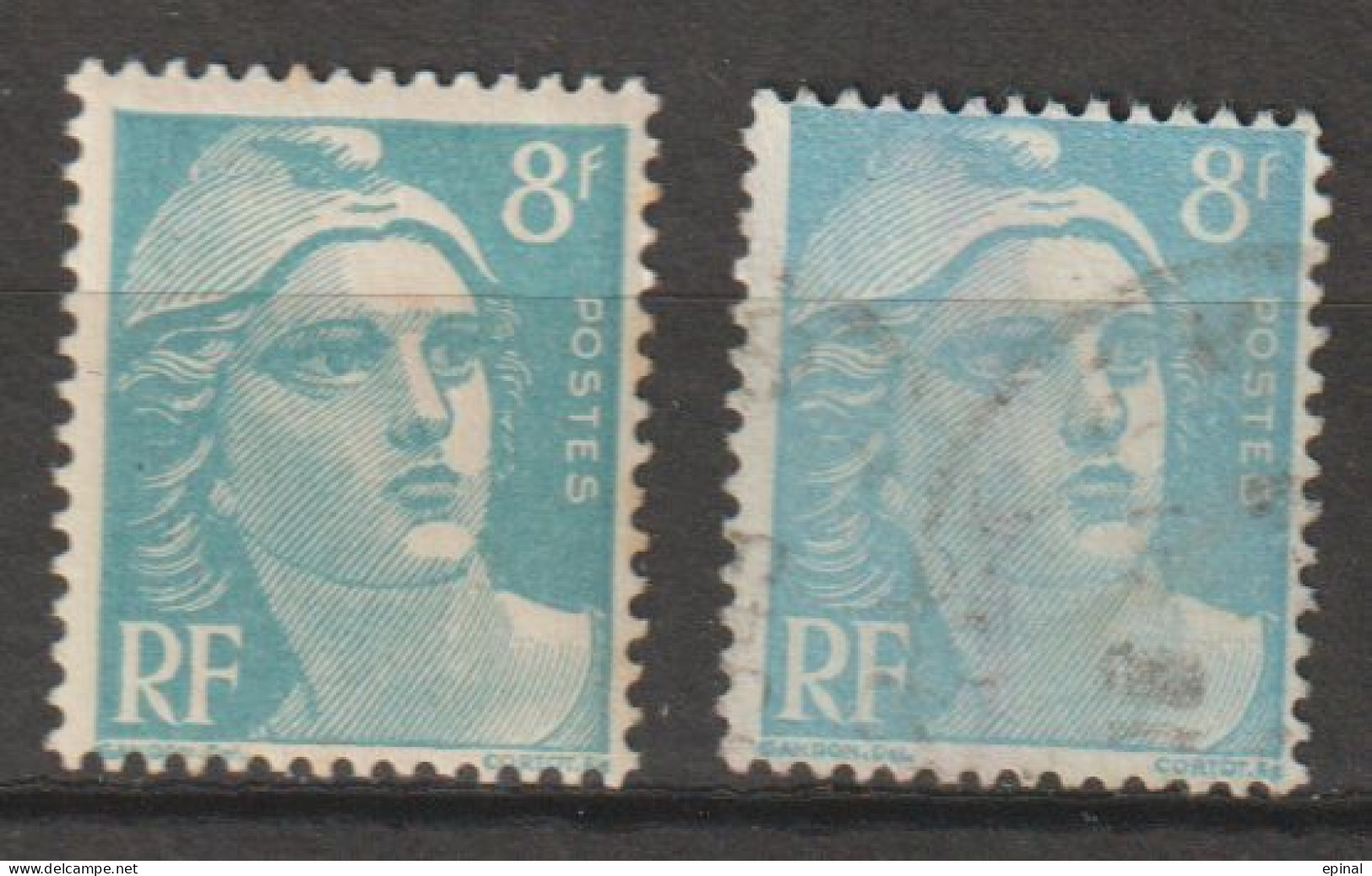 FRANCE : N° 810 ** Et Oblitéré (Type Marianne De Gandon) - PRIX FIXE - - Used Stamps