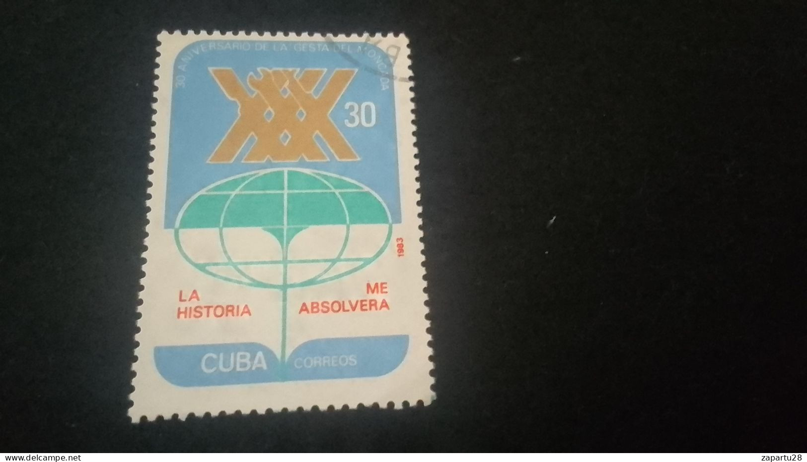 CUBA- 1980-90   30  C.     DAMGALI - Gebruikt