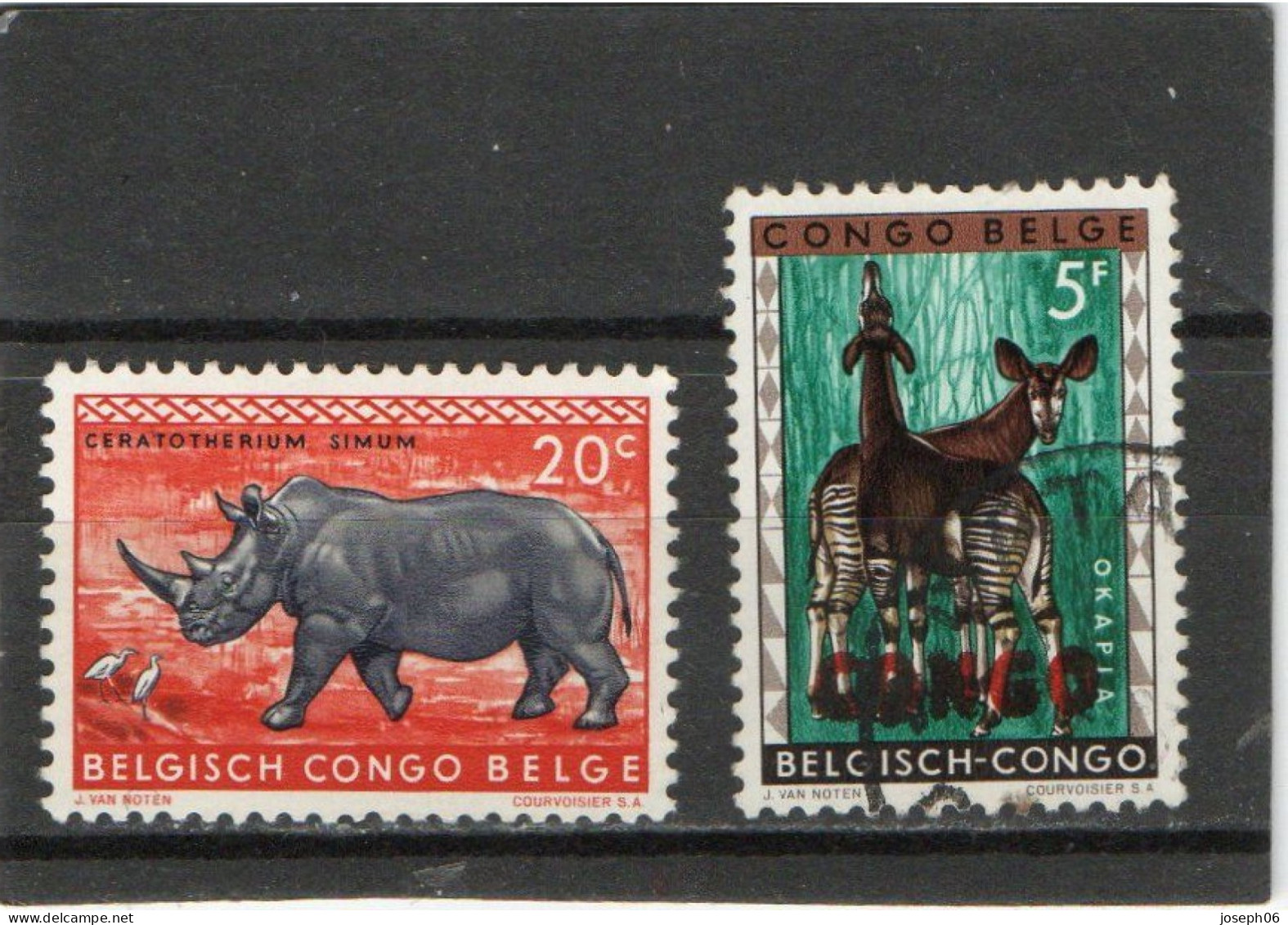 CONGO  BELGE 1959  Y.T. N° 350  à  361  Incomplet  351*  358  Oblitéré  Frais De Gestion Compris - Usati