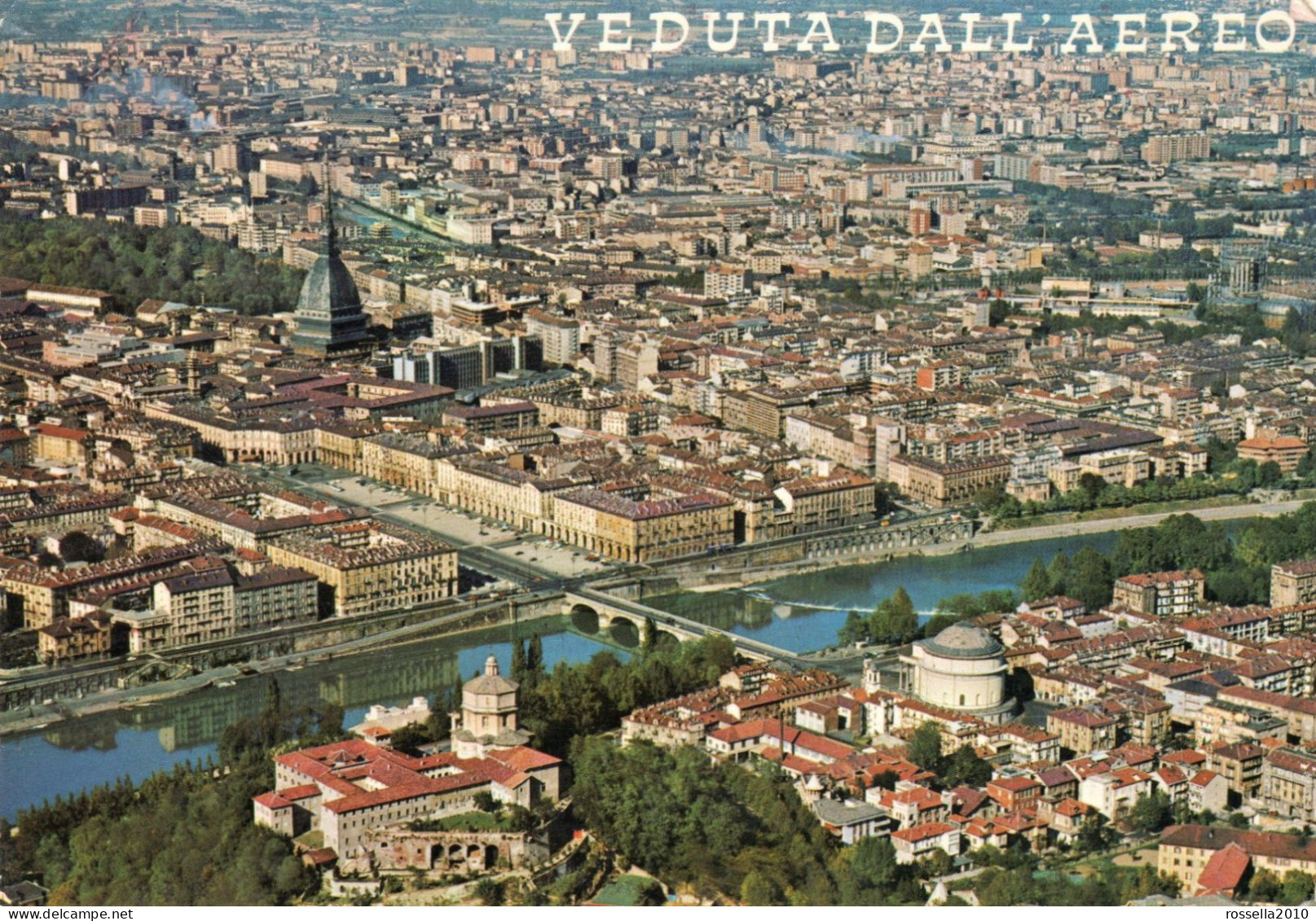 LOTTO 2 CARTOLINE ITALIA TORINO STAZIONE PORTA NUOVA 1967 VEDUTA AEREA 1984 Italy Postcards Set ITALIEN Ansichtskarten - Stazione Porta Nuova