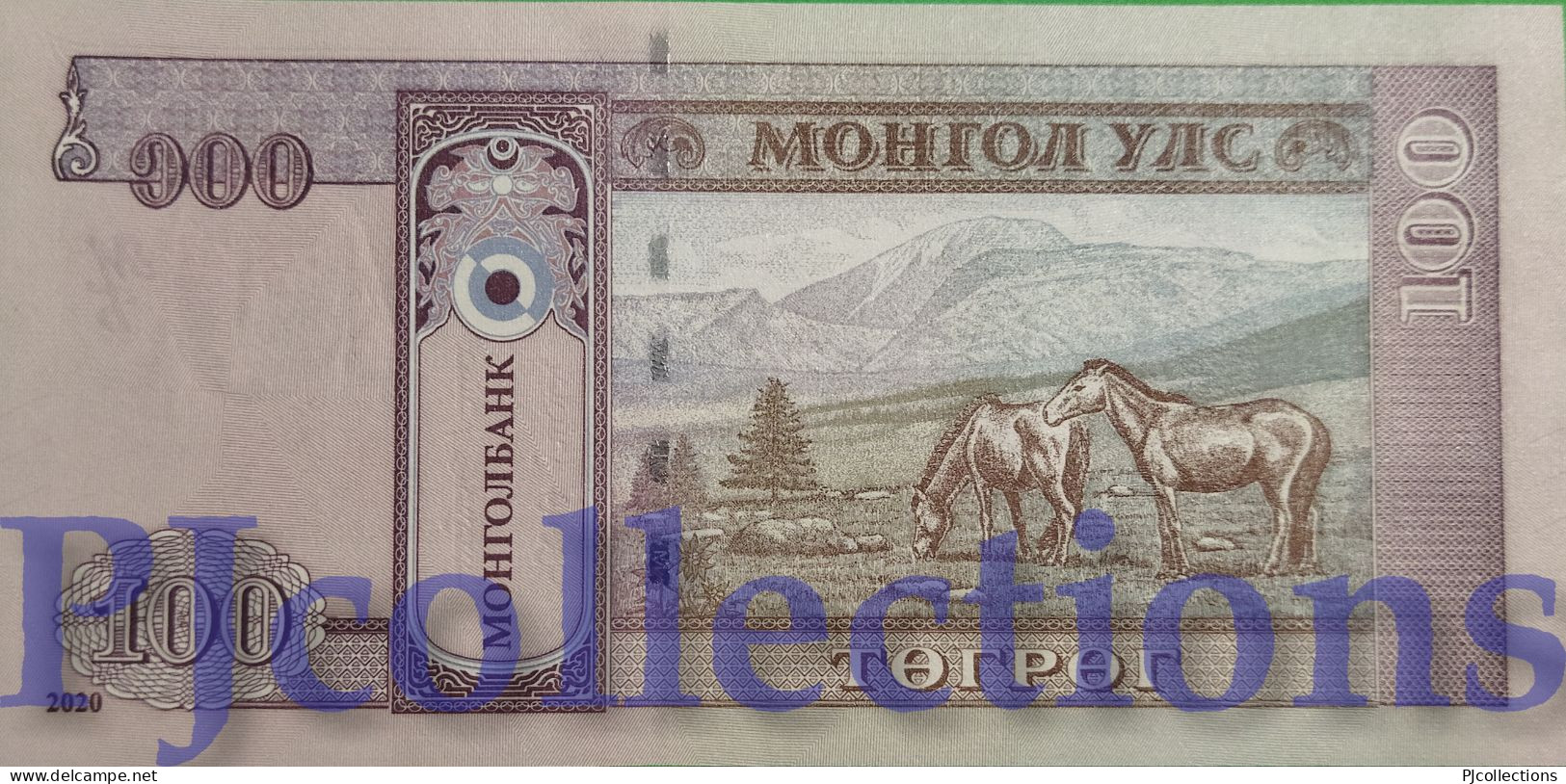 MONGOLIA 100 TUGRIK 2020 PICK 73 UNC - Mongolie