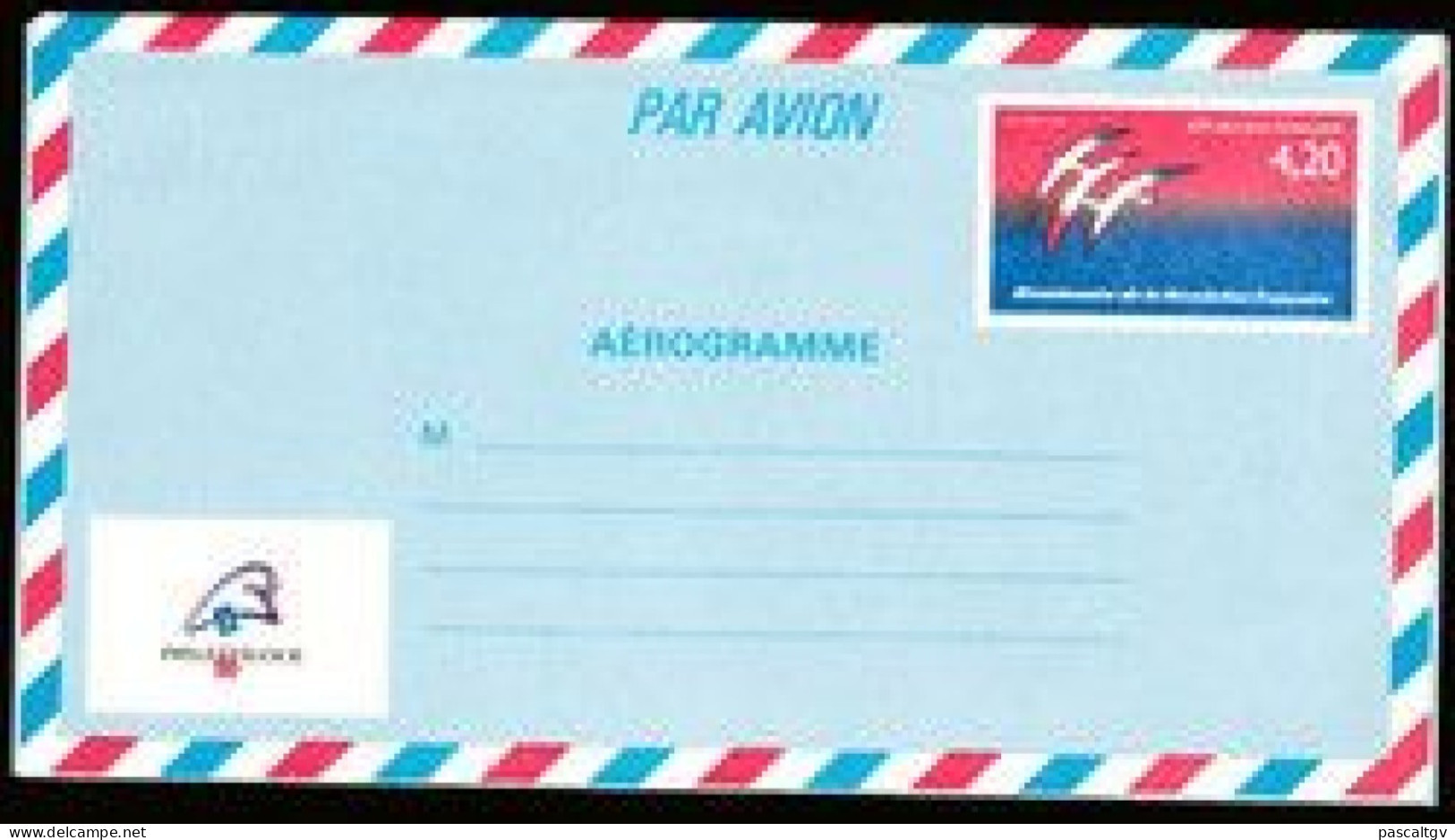 Aérogramme - N° 1017 AER - 4.20 FR - Aerogramas