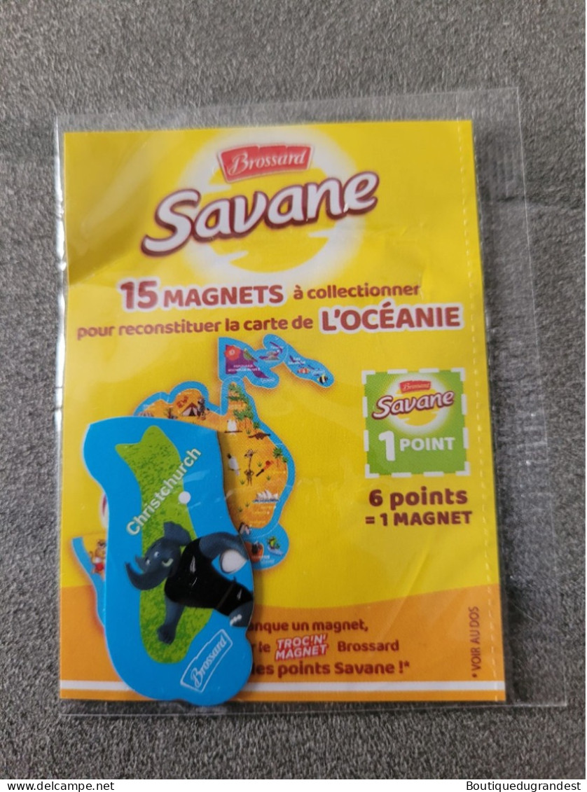 Magnet Brossard Savane Océanie Chrischurch Neuf - Reclame