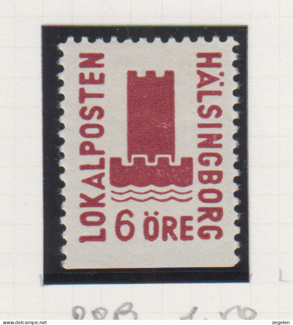 Zweden Lokale Zegel Cat. Facit Sverige 2000 Private Lokaalpost Hälsingborg 28 ;onder Ongetand - Local Post Stamps