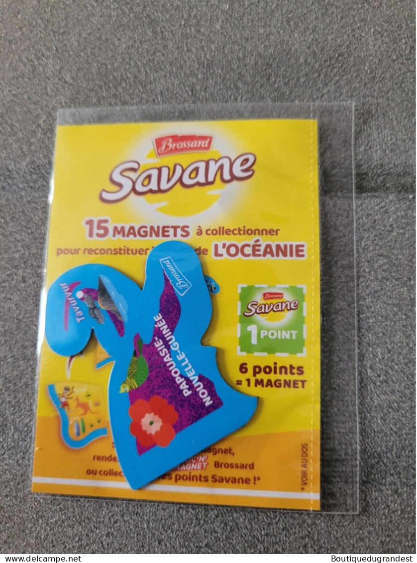 Magnet Brossard Savane Océanie Papouasie Nouvelle Guinée Neuf - Reclame