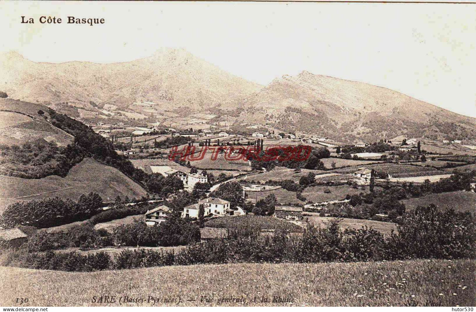 CPA SARE - PYRENEES ATLANTIQUES - VUE GENERALE - Sare