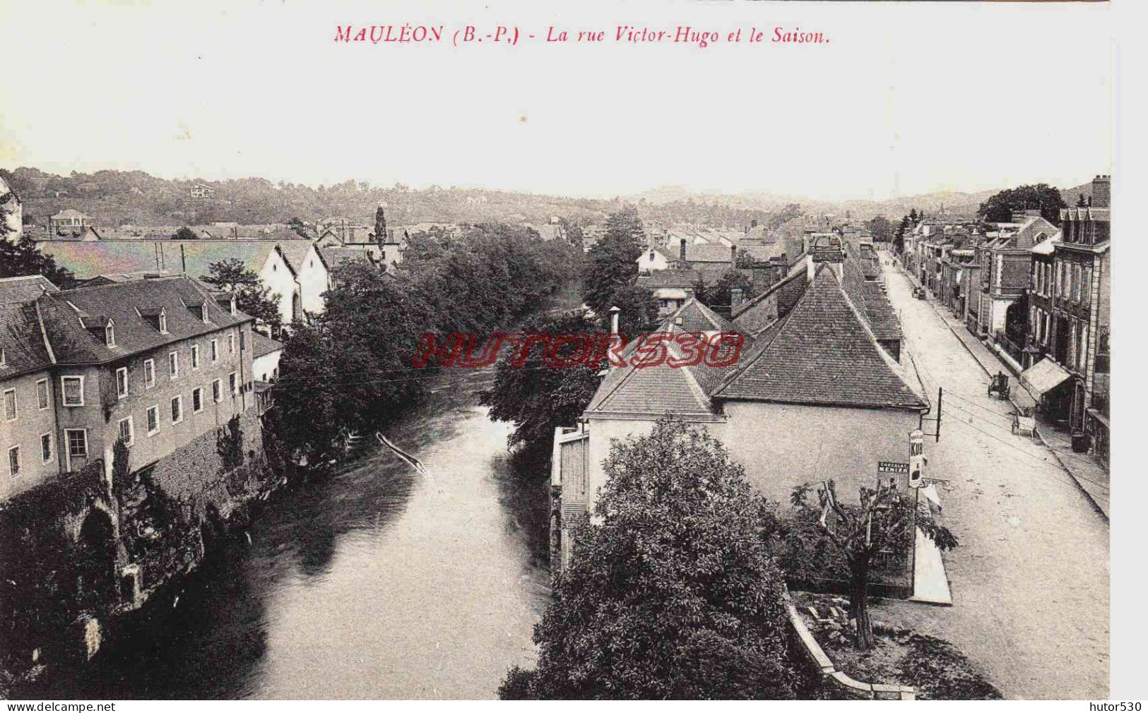 CPA MAULEON - PYRENEES ATLANTIQUES - RUE VICTOR HUGO - Mauleon