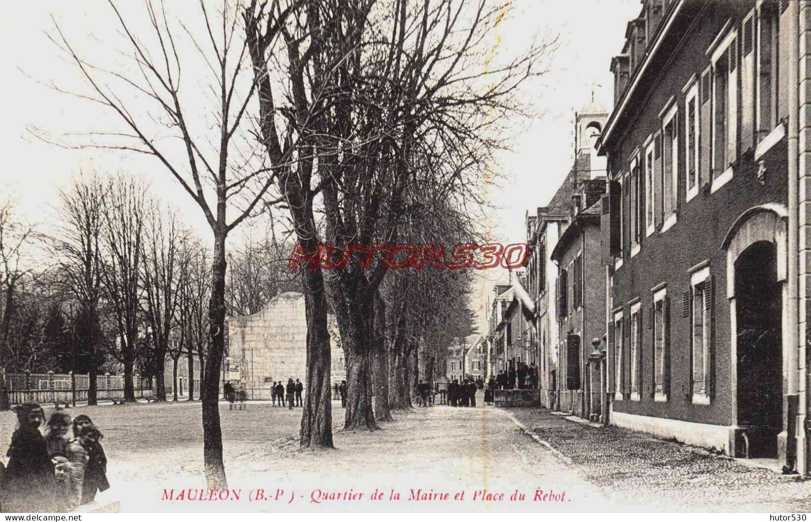 CPA MAULEON - PYRENEES ATLANTIQUES - PLACE DU REBOT - Mauleon