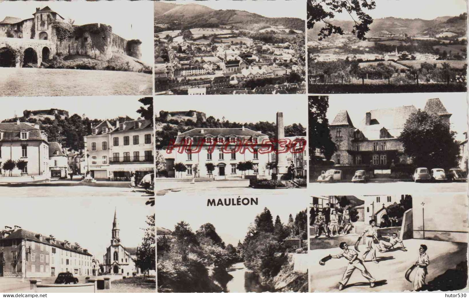 CPSM MAULEON - PYRENEES ATLANTIQUES - MULTIVUES - Mauleon