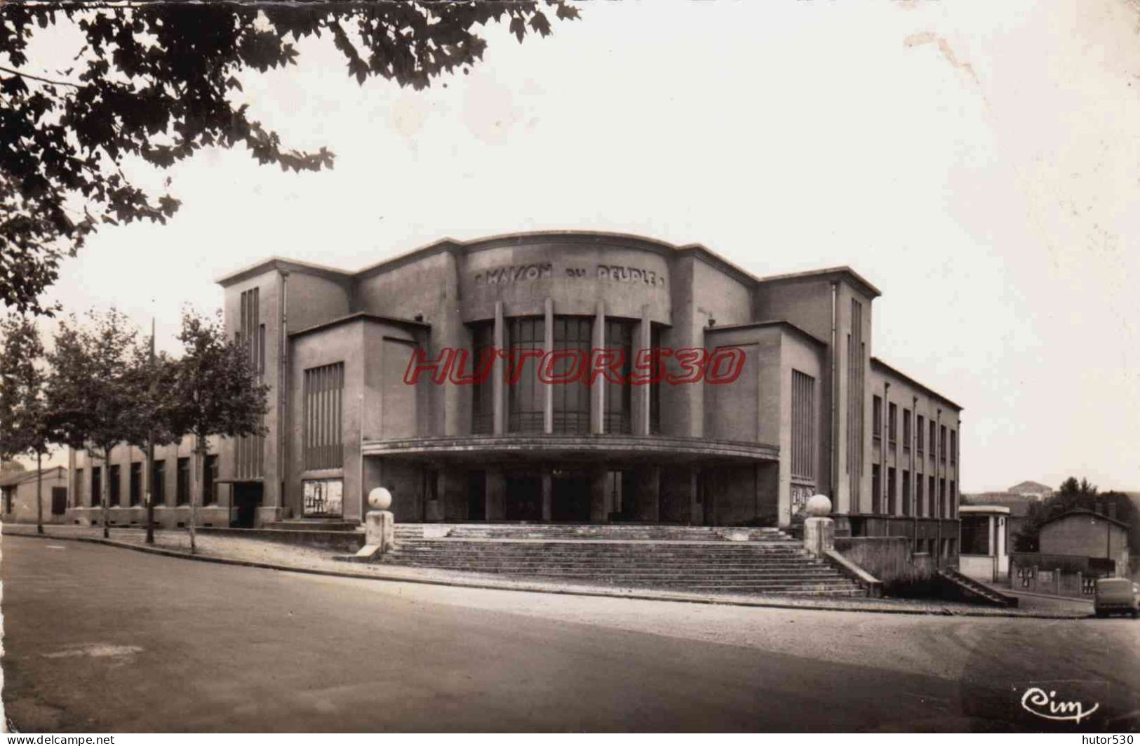 CPSM VENISSIEUX - RHONE - LA MAISON DU PEUPLE - Vénissieux