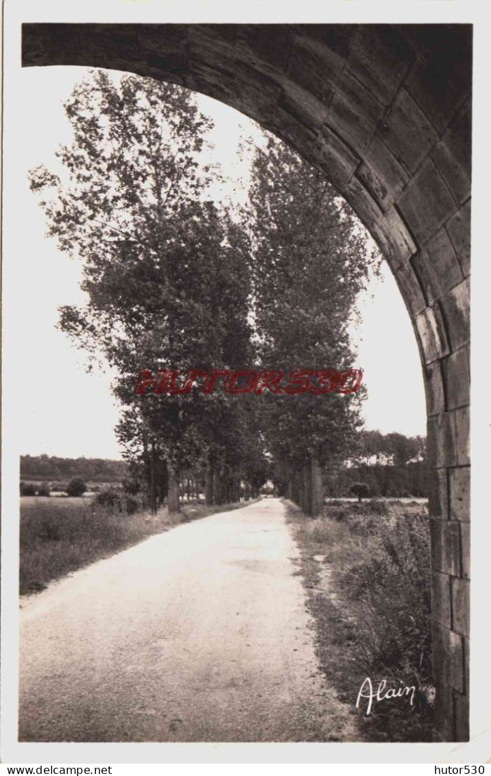 CPSM TUFFE - SARTHE - ROUTE DE VOUVRAY - Tuffe