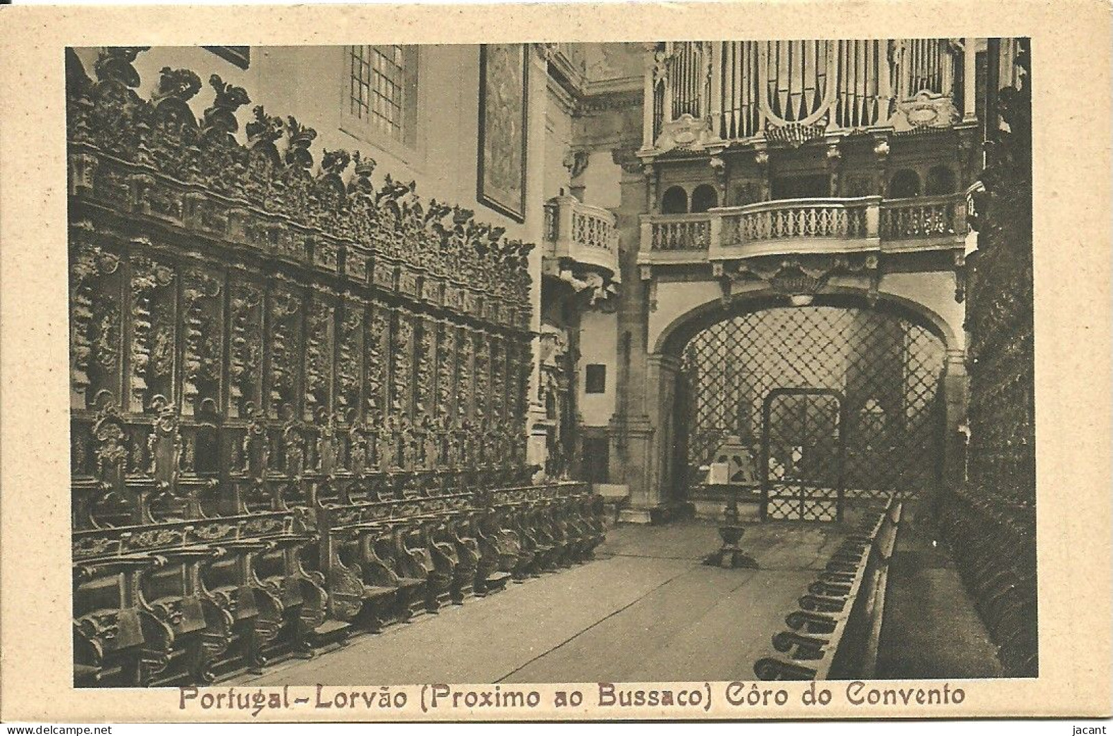 Portugal - Lorvão - Proximo Do Bussaco - Côro Do Convento - Aveiro